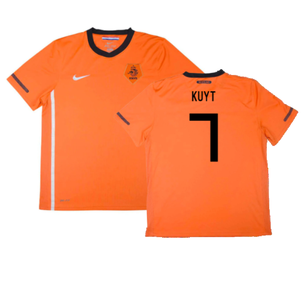 Holland 2010-11 Home Shirt ((Excellent) S) (Kuyt 7) Holland 2010-11 Home Shirt ((Excellent) S) (Kuyt 7)