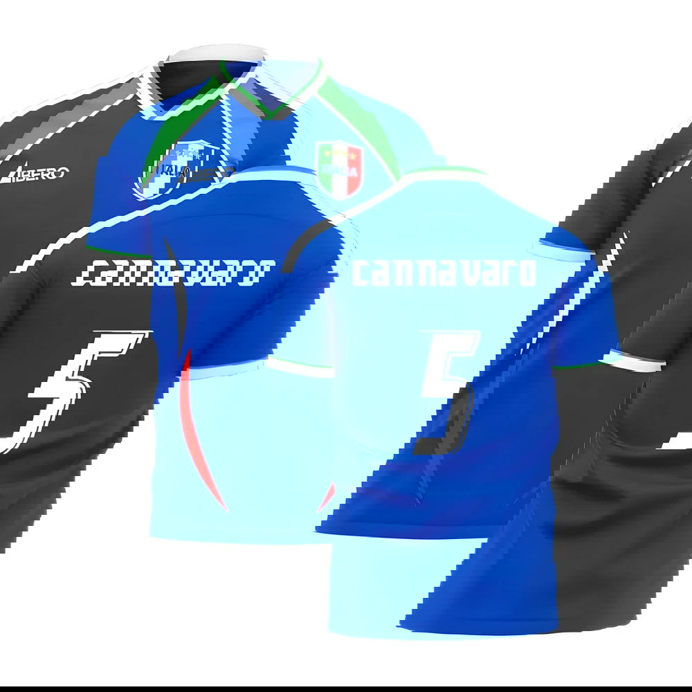 Italy 2006 Style Home Concept Shirt (Libero) (CANNAVARO 5) Italy 2006 Style Home Concept Shirt (Libero) (CANNAVARO 5)