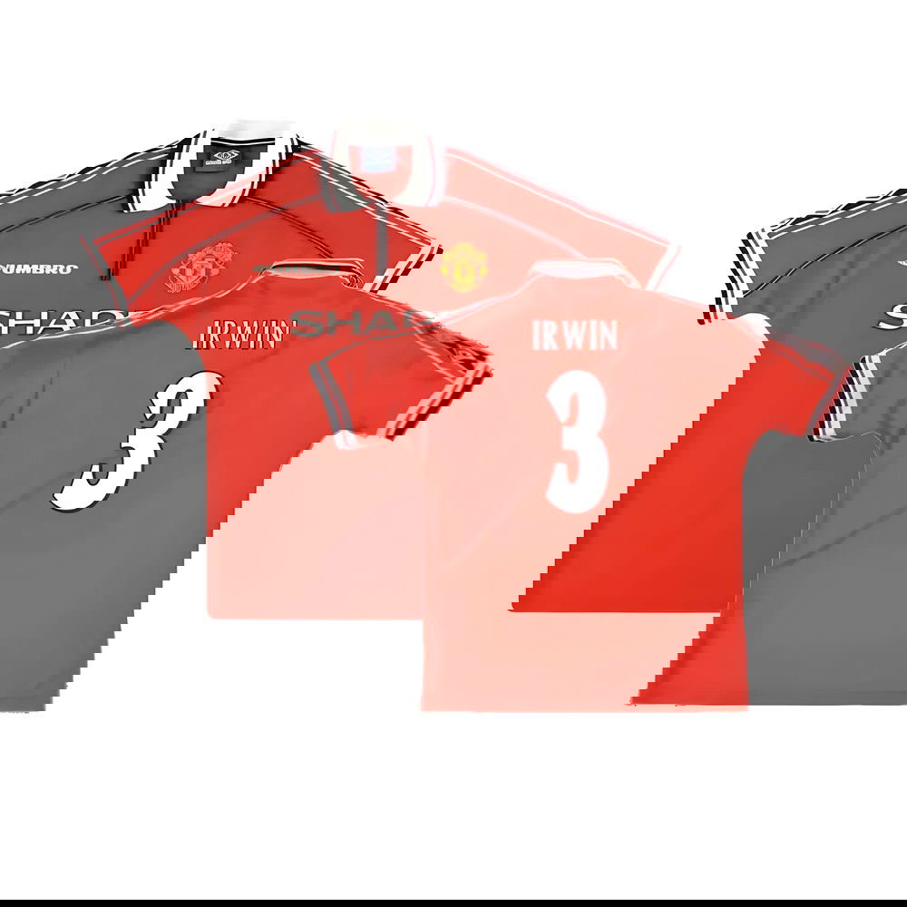 Manchester United 1998-2000 Home Shirt (XXL) (Excellent) (Irwin 3) Manchester United 1998-2000 Home Shirt (XXL) (Excellent) (Irwin 3)