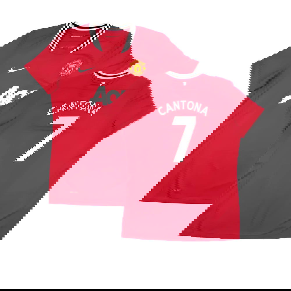 Manchester United 2011-12 Home Shirt (Women's) ((Very Good) M) (CANTONA 7) Manchester United 2011-12 Home Shirt (Women's) ((Very Good) M) (CANTONA 7)