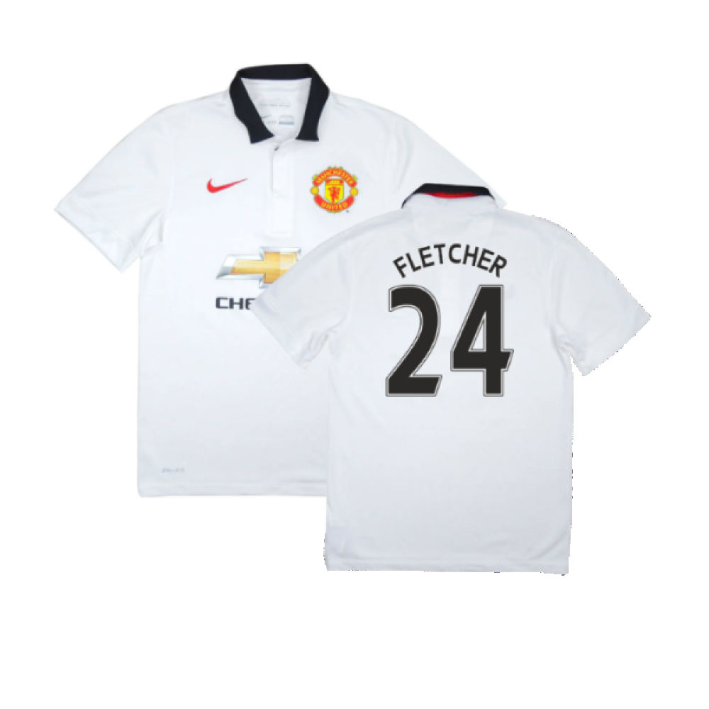 Manchester United 2014-15 Away Shirt (Very Good) (Fletcher 24) Manchester United 2014-15 Away Shirt (Very Good) (Fletcher 24)