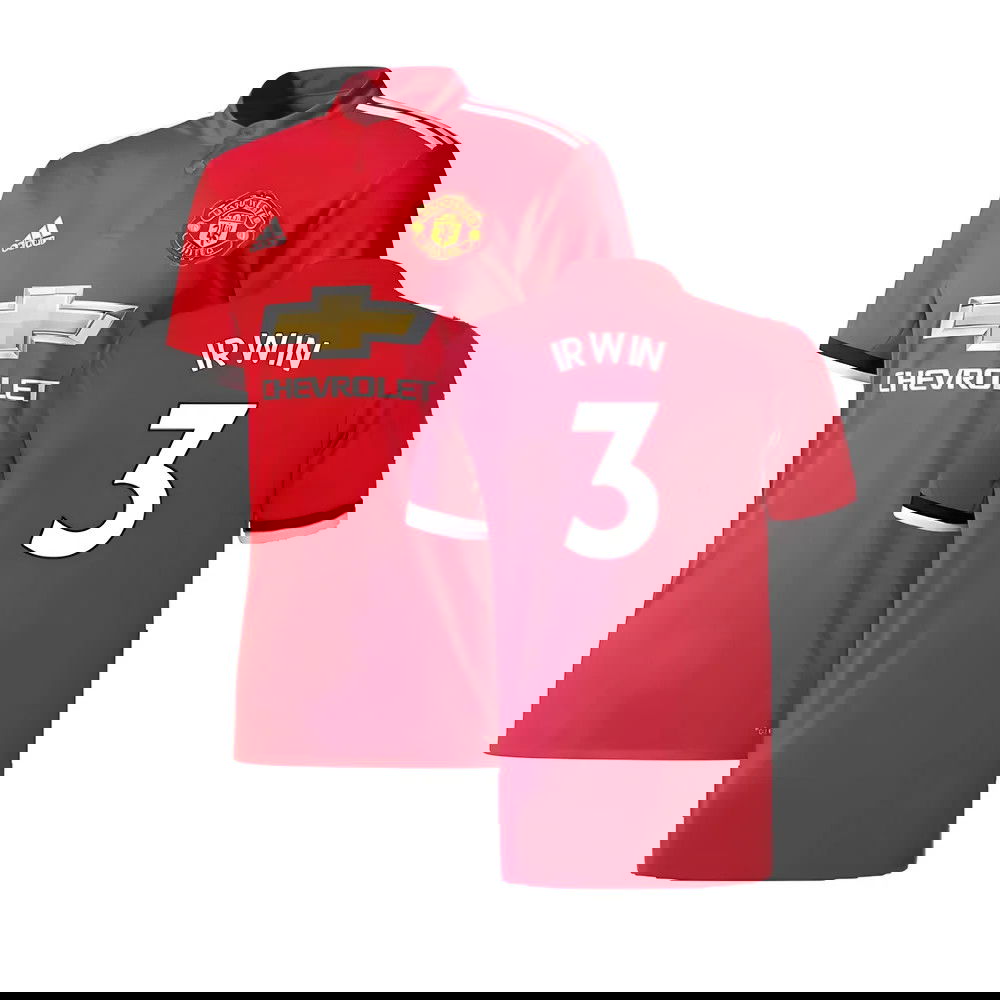 Manchester United 2017-18 Home Shirt ((Excellent) 4-5 Year) (Irwin 3) Manchester United 2017-18 Home Shirt ((Excellent) 4-5 Year) (Irwin 3)