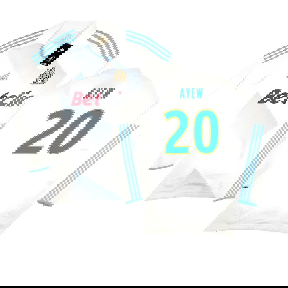 Marseille 2011-12 Player Spec Long Sleeve Home Shirt ((Excellent) L) (Ayew 20) Marseille 2011-12 Player Spec Long Sleeve Home Shirt ((Excellent) L) (Ayew 20)