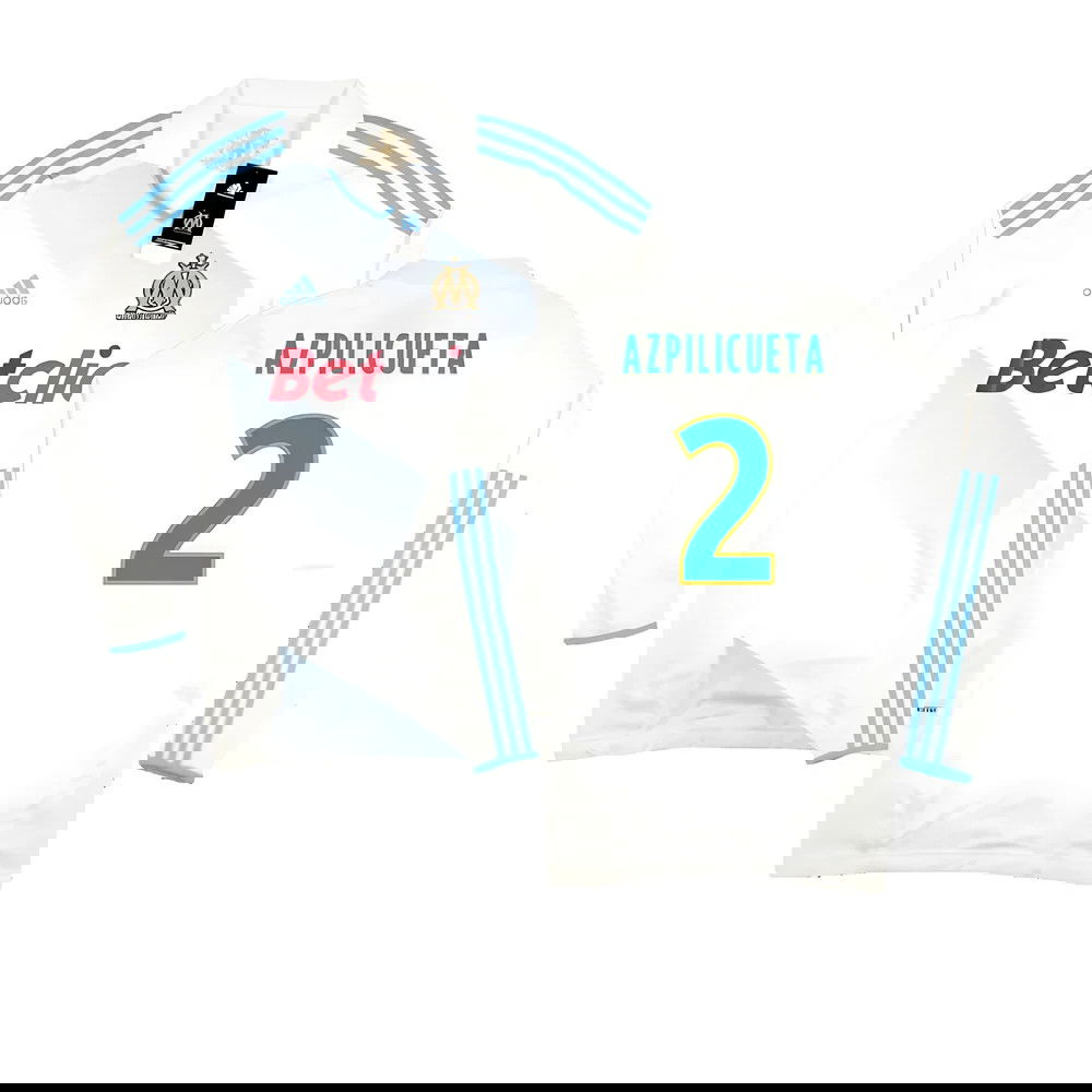 Marseille 2011-12 Player Spec Long Sleeve Home Shirt ((Excellent) L) (Azpilicueta 2) Marseille 2011-12 Player Spec Long Sleeve Home Shirt ((Excellent) L) (Azpilicueta 2)