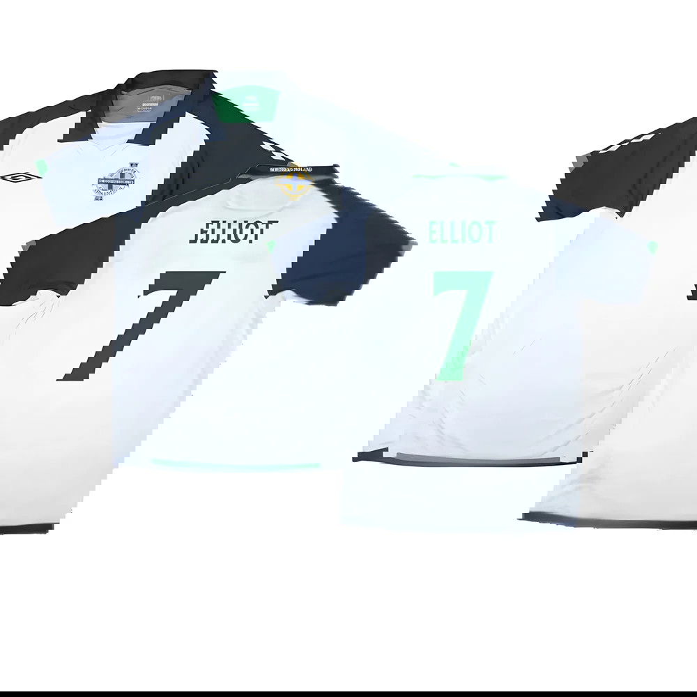 Northern Ireland 2009-10 Away Shirt ((Very Good) XL) (Elliot 7) Northern Ireland 2009-10 Away Shirt ((Very Good) XL) (Elliot 7)