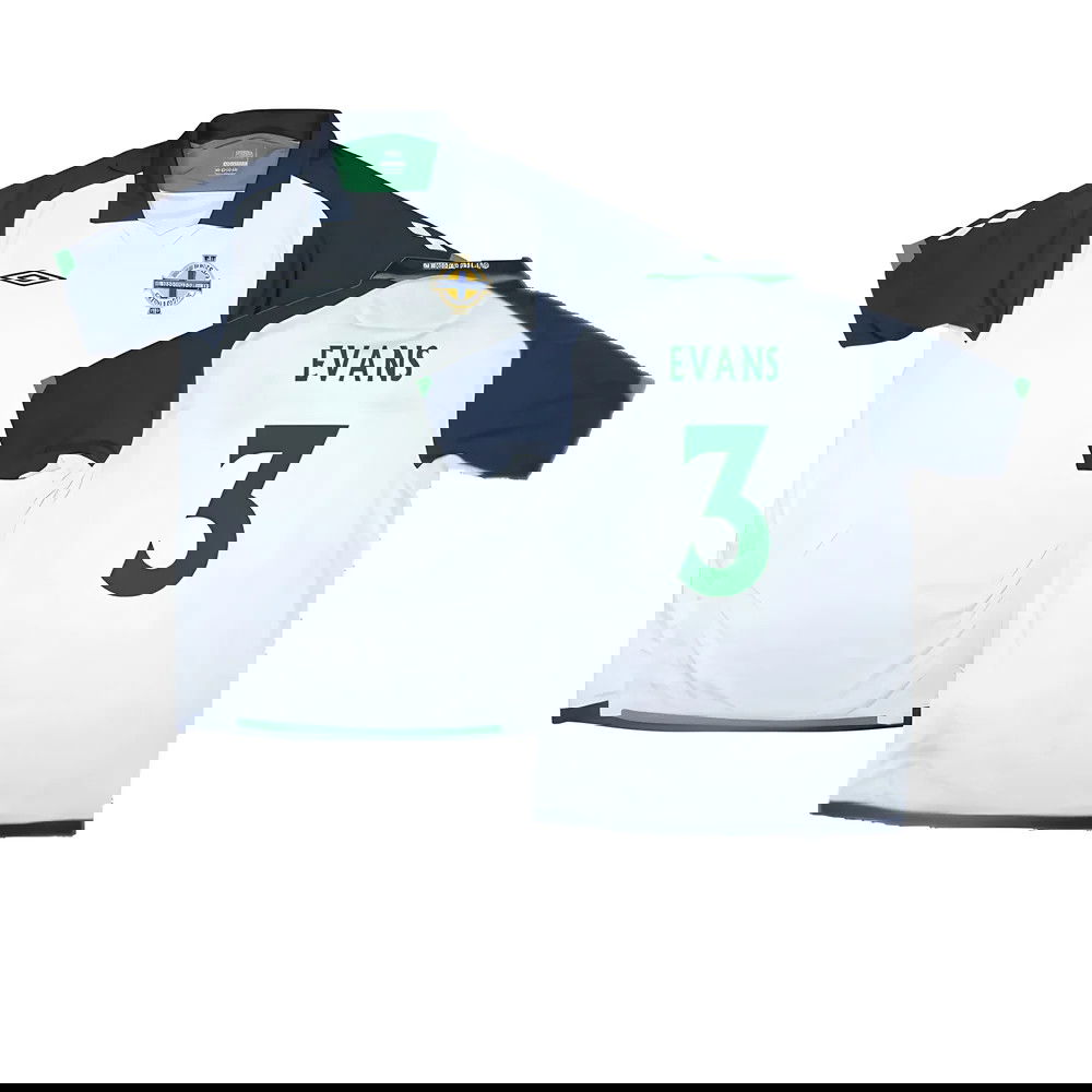 Northern Ireland 2009-10 Away Shirt ((Very Good) XL) (Evans 3) Northern Ireland 2009-10 Away Shirt ((Very Good) XL) (Evans 3)