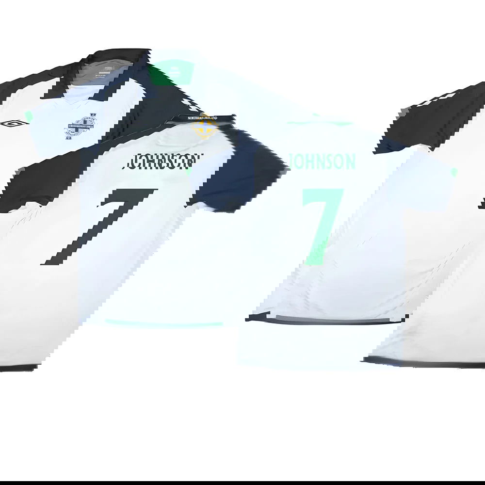 Northern Ireland 2009-10 Away Shirt ((Very Good) XL) (Johnson 7) Northern Ireland 2009-10 Away Shirt ((Very Good) XL) (Johnson 7)