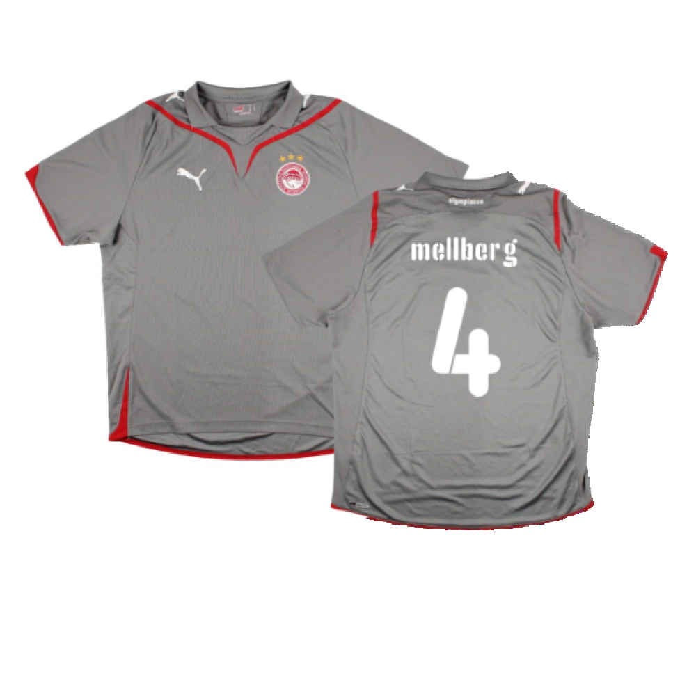 Olympiakos 2009-10 Third Shirt ((Very Good) L) (Mellberg 4) Olympiakos 2009-10 Third Shirt ((Very Good) L) (Mellberg 4)