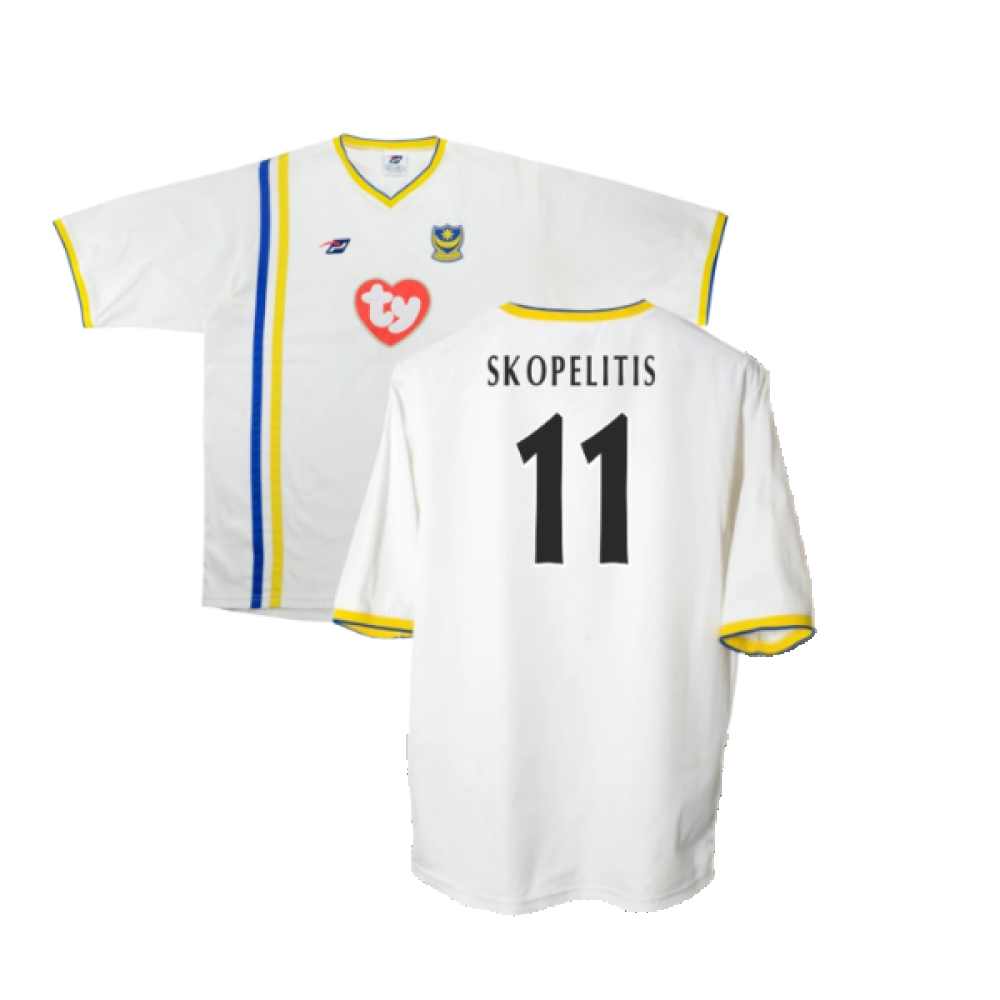 Portsmouth 2004-05 Third Shirt ((Excellent) 3XL) (Skopelitis 11) Portsmouth 2004-05 Third Shirt ((Excellent) 3XL) (Skopelitis 11)