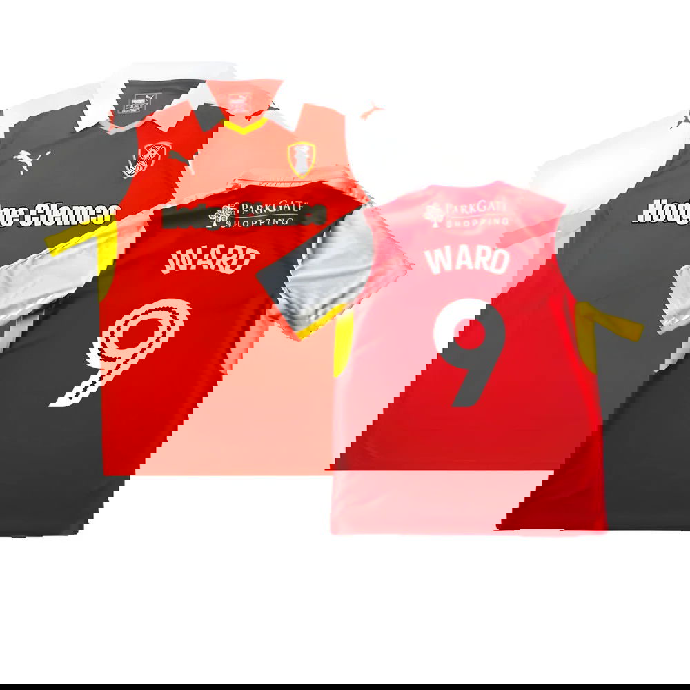 Rotherham 2016-17 Home Shirt ((Good) XL) (Ward 9) Rotherham 2016-17 Home Shirt ((Good) XL) (Ward 9)