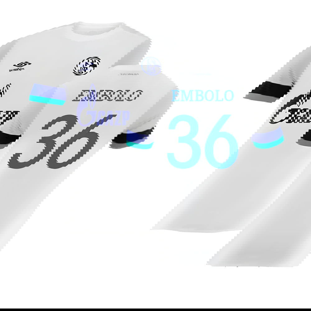 Schalke 2019-20 Away Shirt ((Mint) L) (EMBOLO 36) Schalke 2019-20 Away Shirt ((Mint) L) (EMBOLO 36)