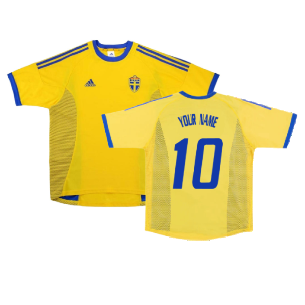 Sweden 2002-03 Home Shirt ((Very Good) S) (Your Name) Sweden 2002-03 Home Shirt ((Very Good) S) (Your Name)