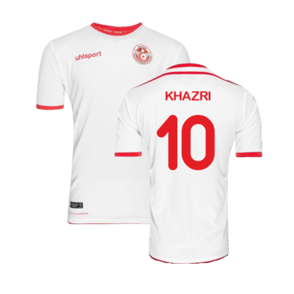 Tunisia 2018 Home Shirt ((Excellent) M) (Khazri 10) Tunisia 2018 Home Shirt ((Excellent) M) (Khazri 10)