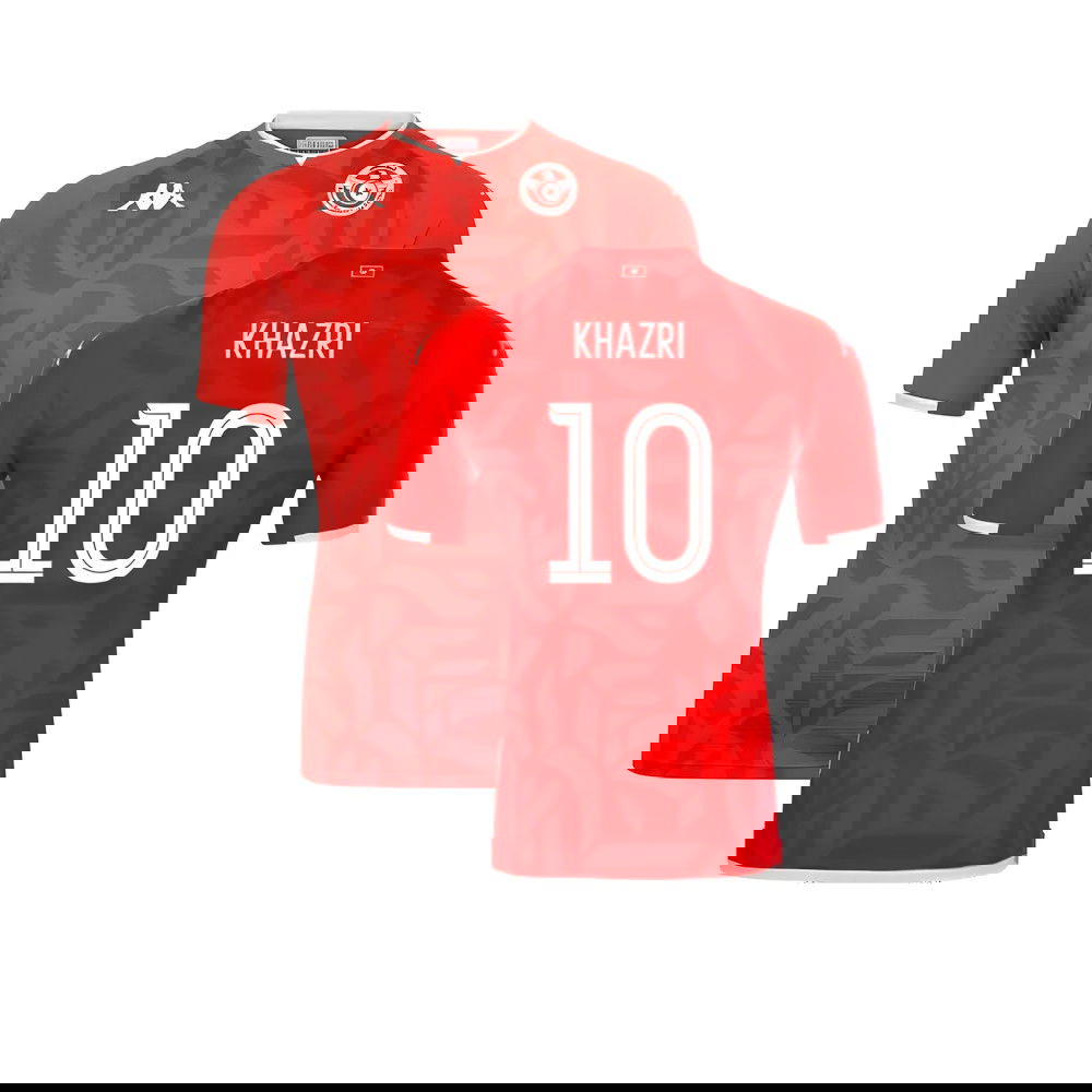 Tunisia 2021-22 Home Shirt (Excellent) (L) ((Excellent) L) (Khazri 10) Tunisia 2021-22 Home Shirt (Excellent) (L) ((Excellent) L) (Khazri 10)