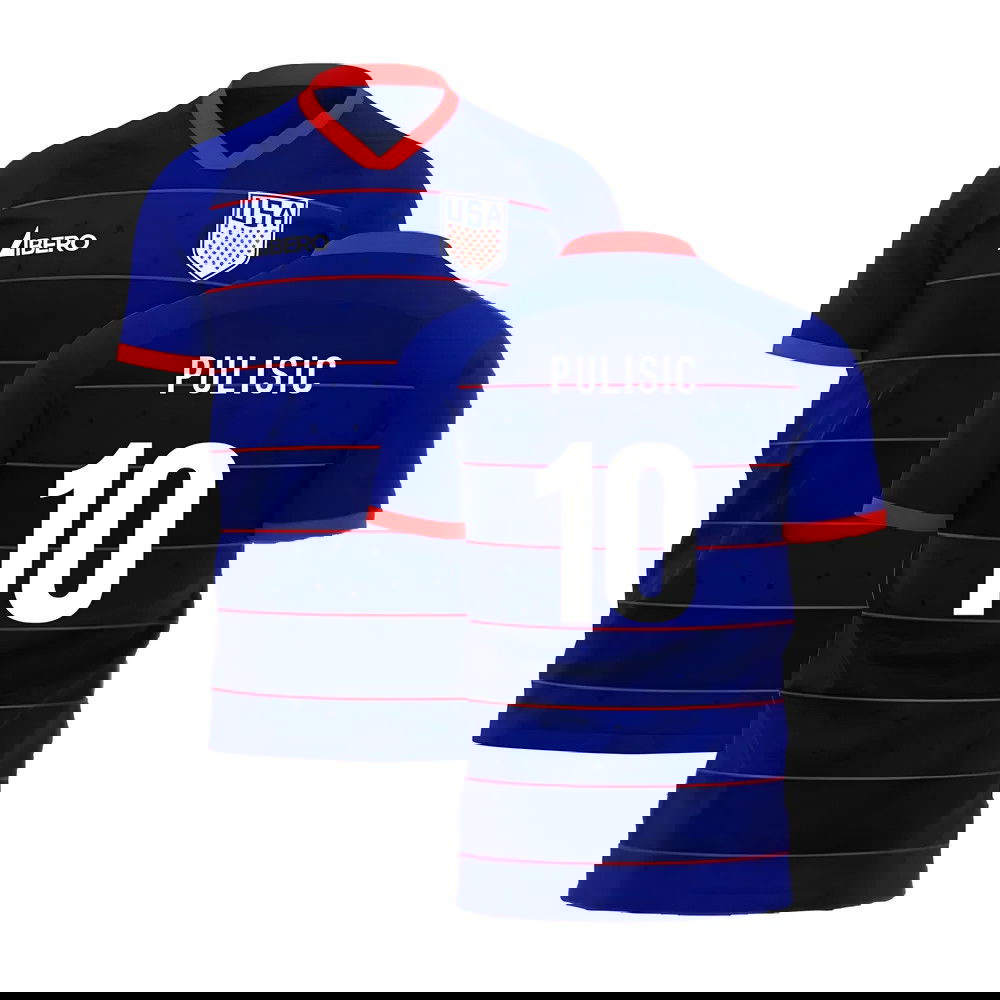 United States 2023-2024 Away Concept Football Kit (Libero) (PULISIC 10) United States 2023-2024 Away Concept Football Kit (Libero) (PULISIC 10)