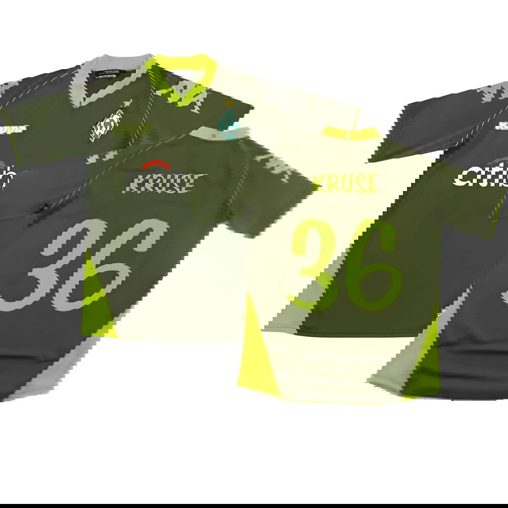 Werder Bremen 2007-08 Away Shirt (S) (Excellent) (Kruse 36) Werder Bremen 2007-08 Away Shirt (S) (Excellent) (Kruse 36)