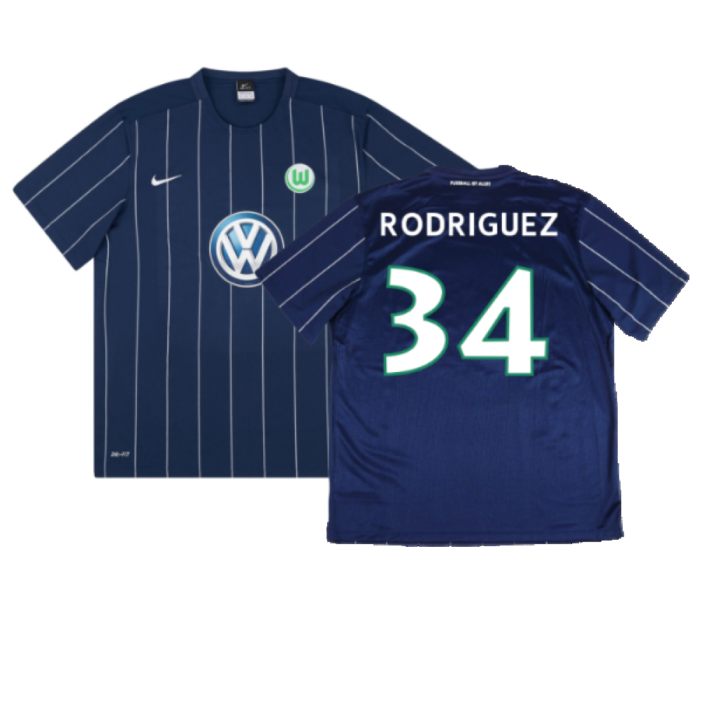Wolfsburg 2016-17 Third Shirt ((Mint) L) (Rodriguez 34) Wolfsburg 2016-17 Third Shirt ((Mint) L) (Rodriguez 34)