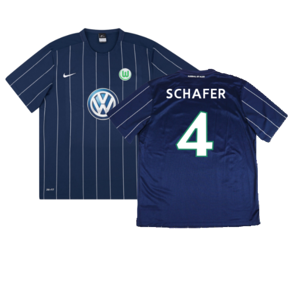 Wolfsburg 2016-17 Third Shirt ((Mint) L) (Schafer 4) Wolfsburg 2016-17 Third Shirt ((Mint) L) (Schafer 4)