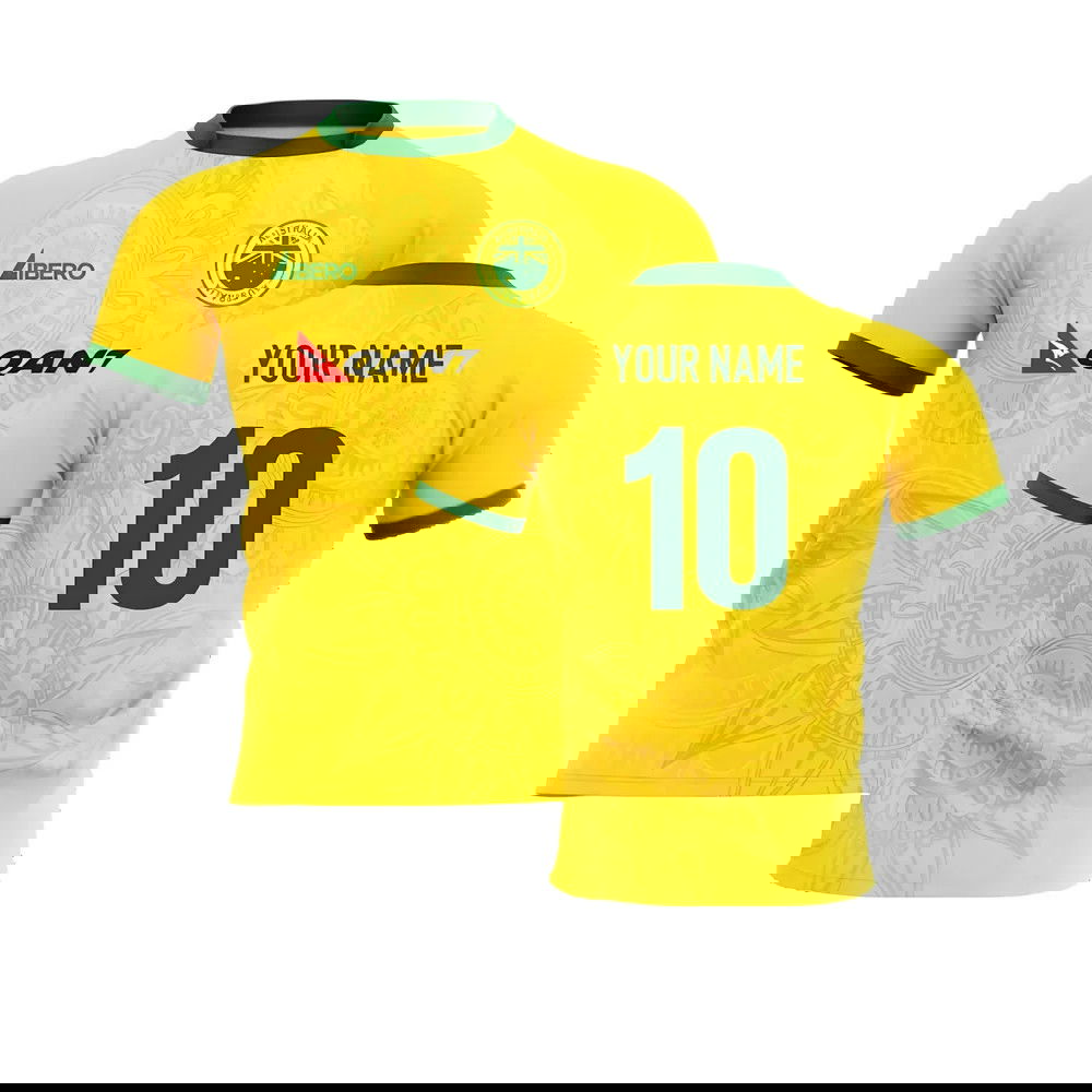 2024-2025 Wallabies Australia Home Rugby Shirt Adult Short Sleeve (Your Name) 2024-2025 Wallabies Australia Home Rugby Shirt Adult Short Sleeve (Your Name)