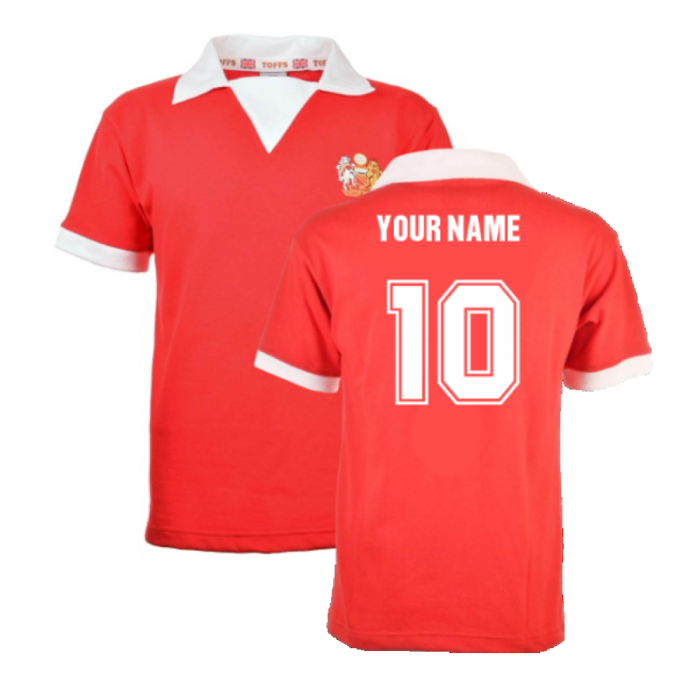 Manchester Reds 1970s Retro Shirt (Your Name) Manchester Reds 1970s Retro Shirt (Your Name)