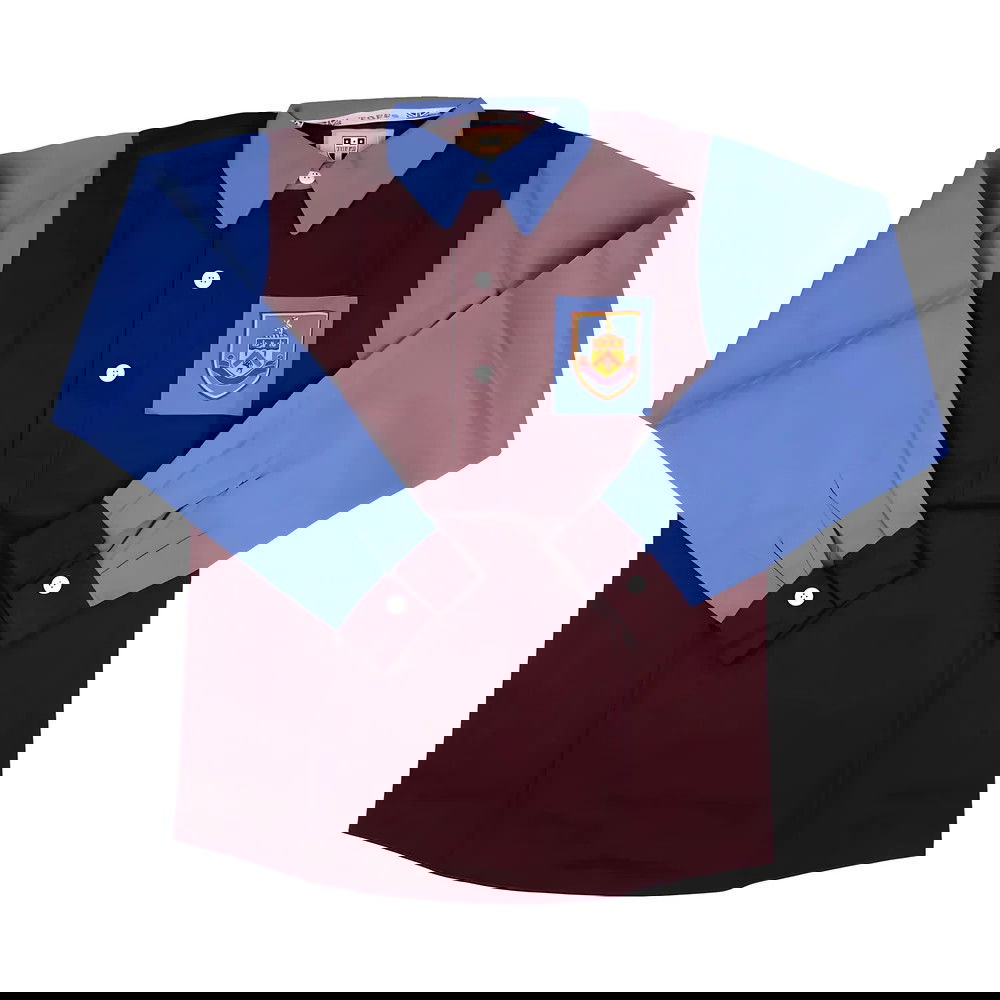 Burnley 1940s Home Long Sleeve Retro Shirt Burnley 1940s Home Long Sleeve Retro Shirt