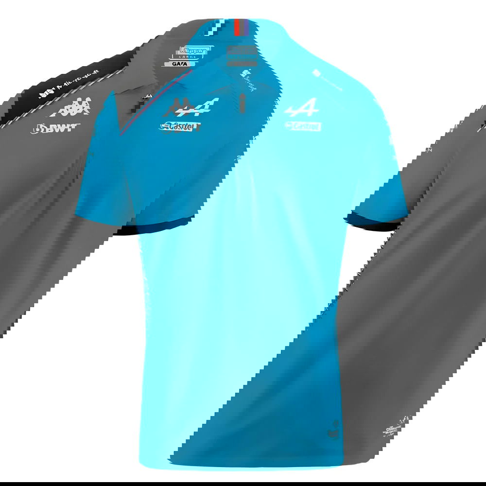 2023 Alpine Mens Team Polo Shirt (Blue) 2023 Alpine Mens Team Polo Shirt (Blue)