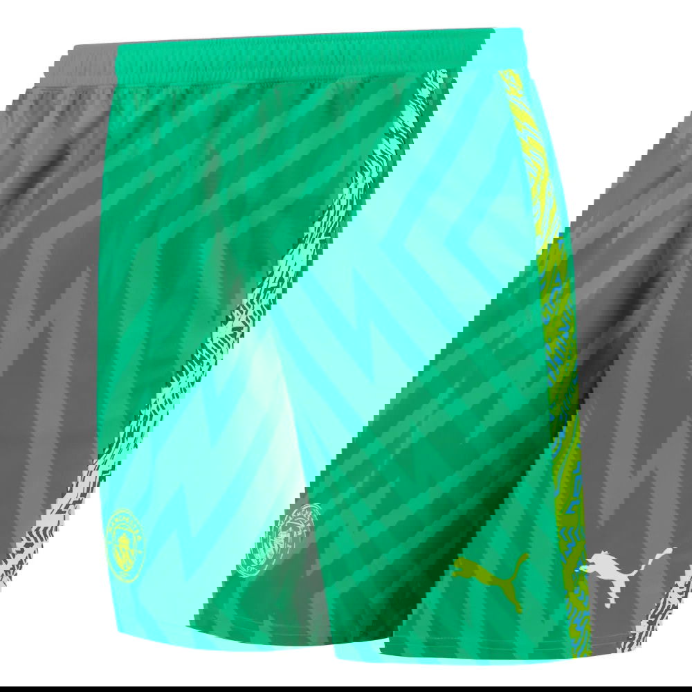 2023-2024 Man City Home Goalkeeper Shorts (Green) 2023-2024 Man City Home Goalkeeper Shorts (Green)