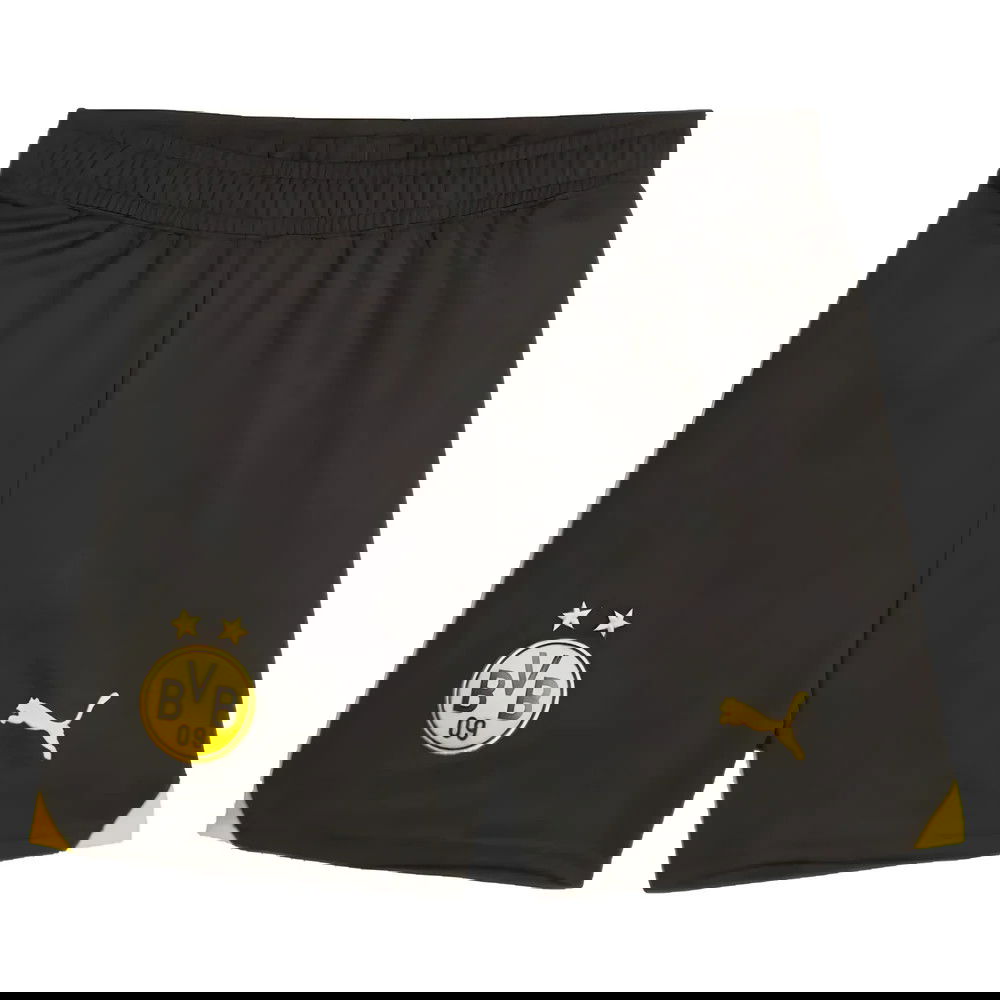 2023-2024 Borussia Dortmund Home Shorts (Black) - Kids 2023-2024 Borussia Dortmund Home Shorts (Black) - Kids