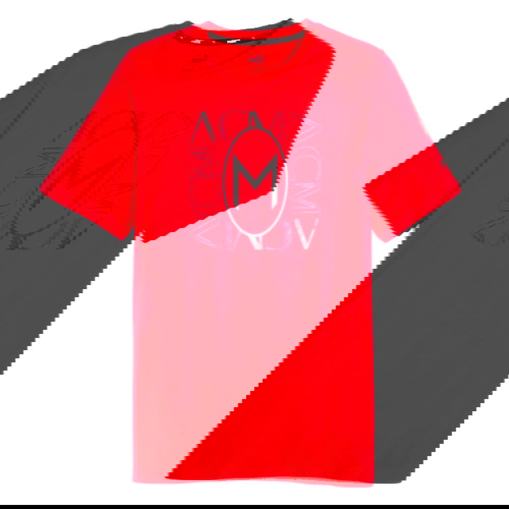 2023-2024 AC Milan FtblCore Graphic Tee (Red) 2023-2024 AC Milan FtblCore Graphic Tee (Red)