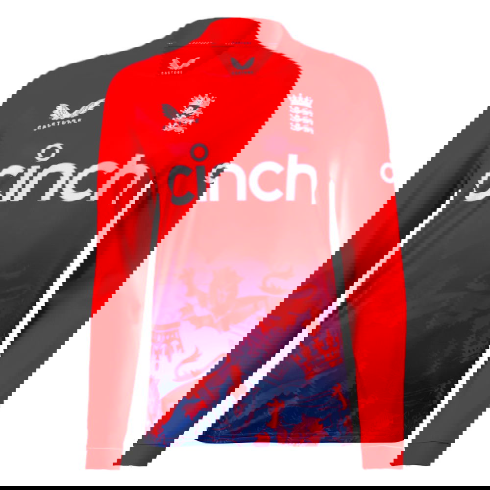 2023 England Cricket T20 LS Sweatshirt (Red) 2023 England Cricket T20 LS Sweatshirt (Red)