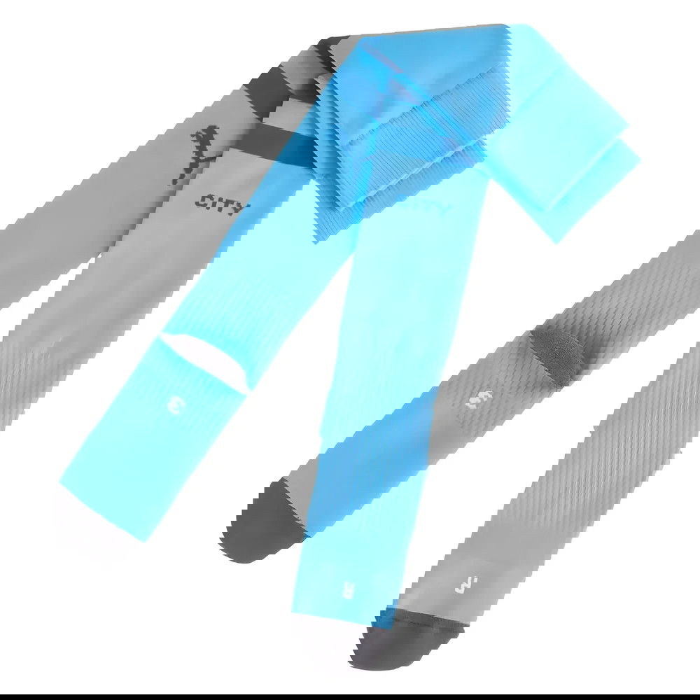 2023-2024 Man City Home Socks (Blue) 2023-2024 Man City Home Socks (Blue)