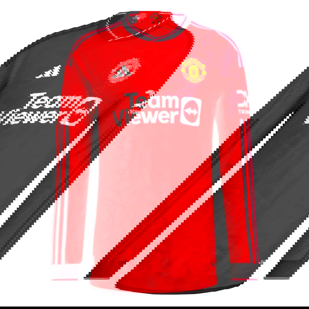 2023-2024 Man Utd Authentic Long Sleeve Home Shirt 2023-2024 Man Utd Authentic Long Sleeve Home Shirt