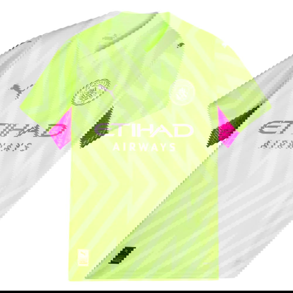 2023-2024 Man City SS Goalkeeper Shirt (Yellow) 2023-2024 Man City SS Goalkeeper Shirt (Yellow)