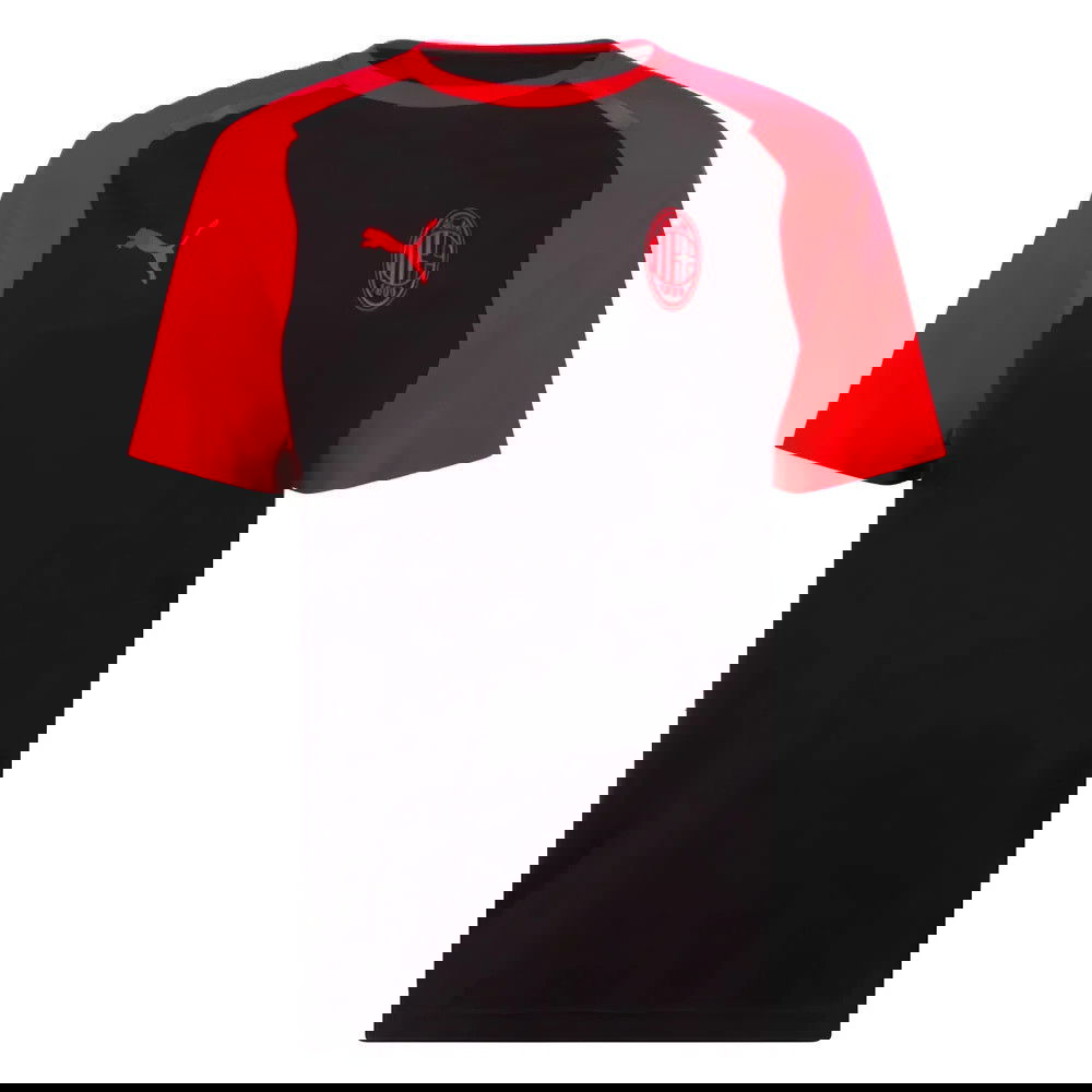 2023-2024 AC Milan Casuals Tee (Black) 2023-2024 AC Milan Casuals Tee (Black)