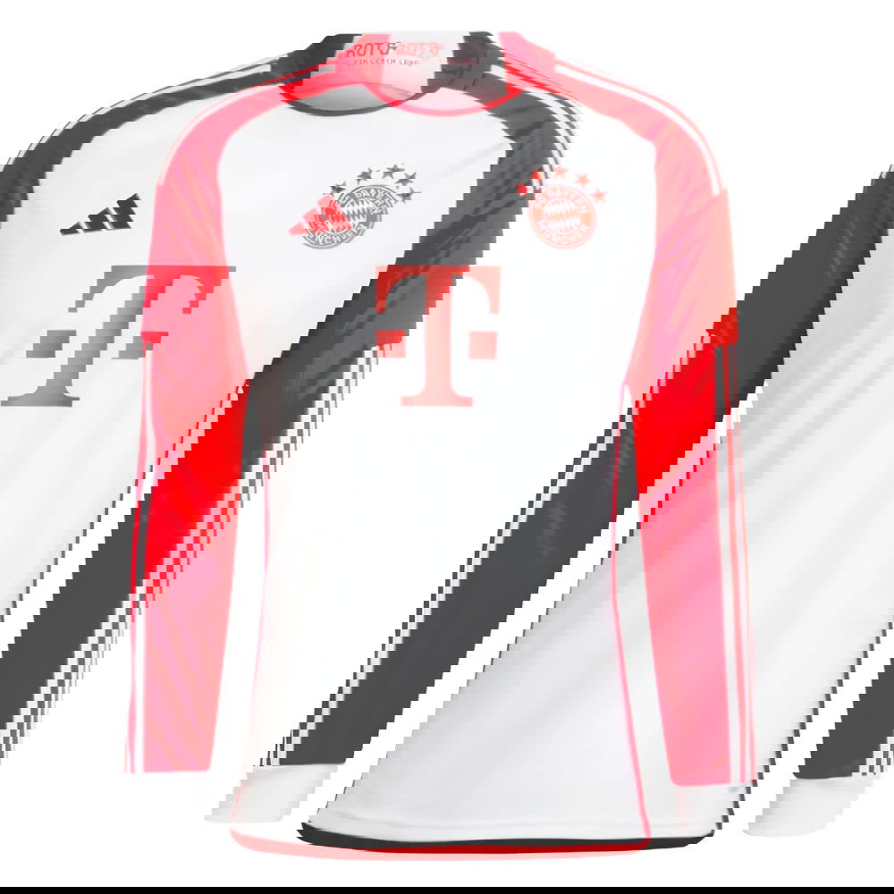 2023-2024 Bayern Munich Long Sleeve Home Shirt (Kids) 2023-2024 Bayern Munich Long Sleeve Home Shirt (Kids)