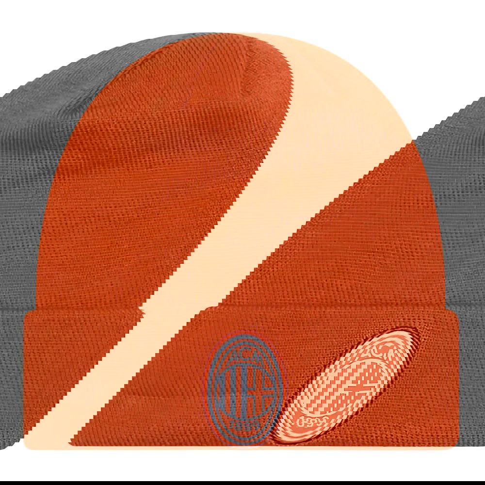 2023-2024 AC Milan Seasonal Cuff Beanie (Orange) 2023-2024 AC Milan Seasonal Cuff Beanie (Orange)