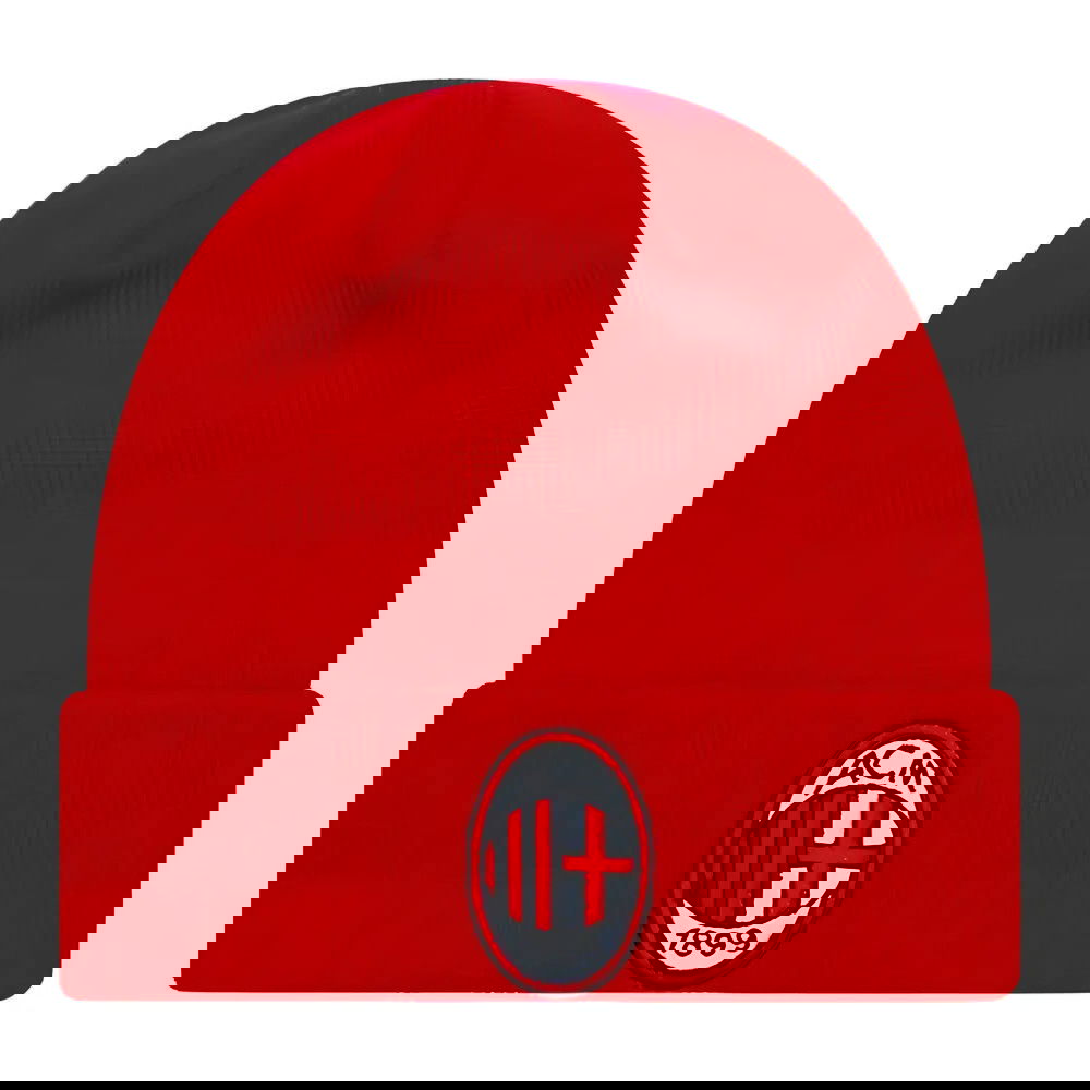 2023-2024 AC Milan Red Cuff Knit Beanie 2023-2024 AC Milan Red Cuff Knit Beanie