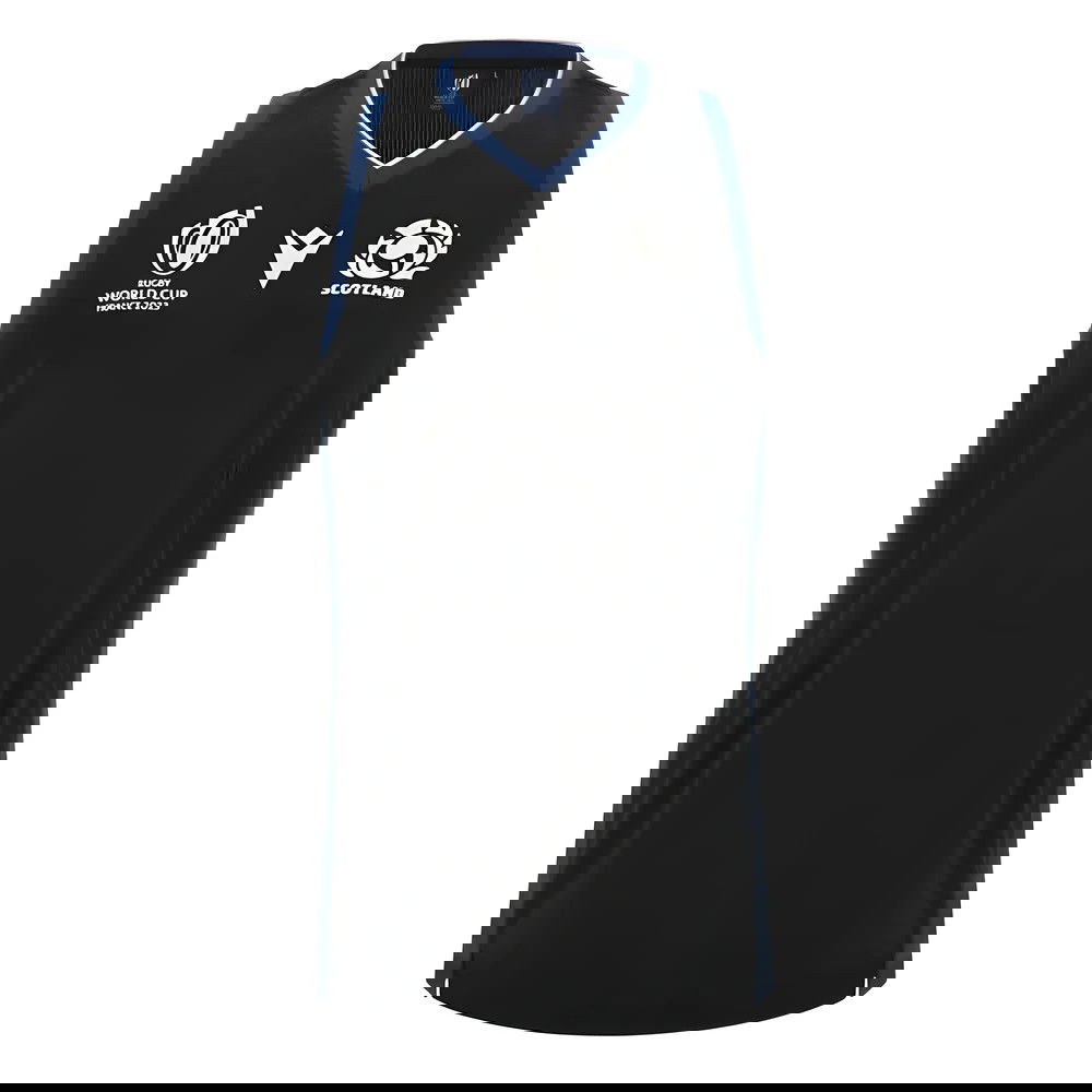 2023-2024 Scotland RWC Training Basketball Singlet (Black) 2023-2024 Scotland RWC Training Basketball Singlet (Black)