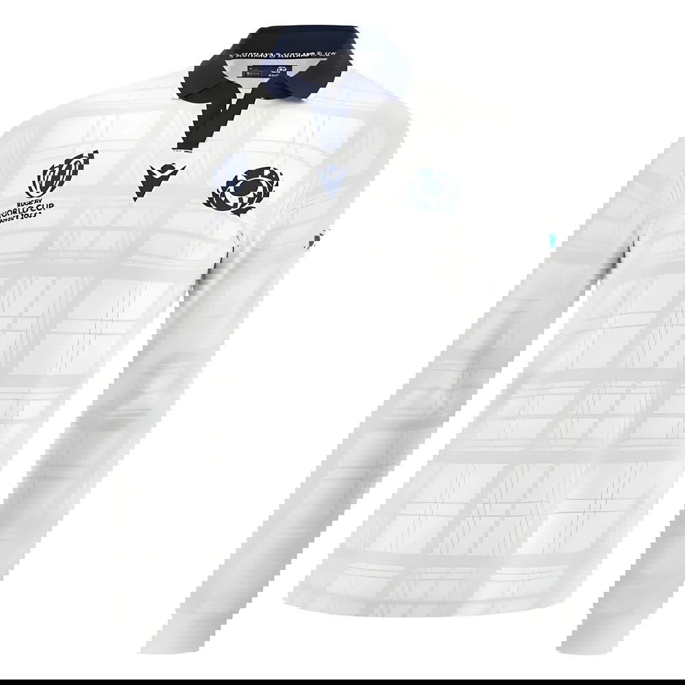 Scotland 2023 RWC Long Sleeve Away Cotton Shirt Scotland 2023 RWC Long Sleeve Away Cotton Shirt