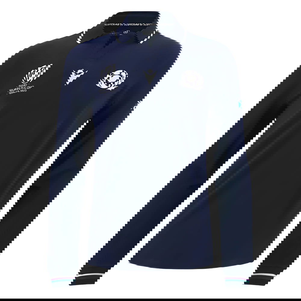Scotland RWC 2023 Classic Home Rugby Shirt - Long Sleeve Scotland RWC 2023 Classic Home Rugby Shirt - Long Sleeve