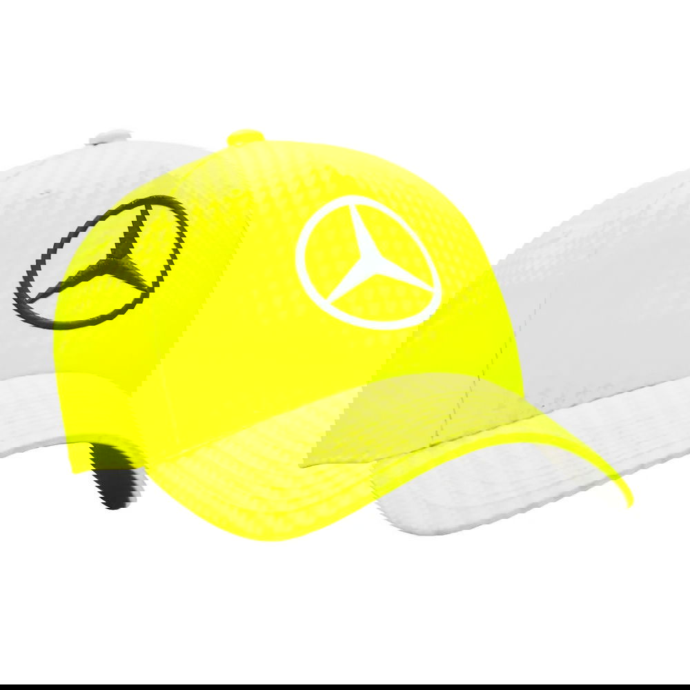 2023 Mercedes Lewis Hamilton Driver Cap (Neon Yellow) 2023 Mercedes Lewis Hamilton Driver Cap (Neon Yellow)