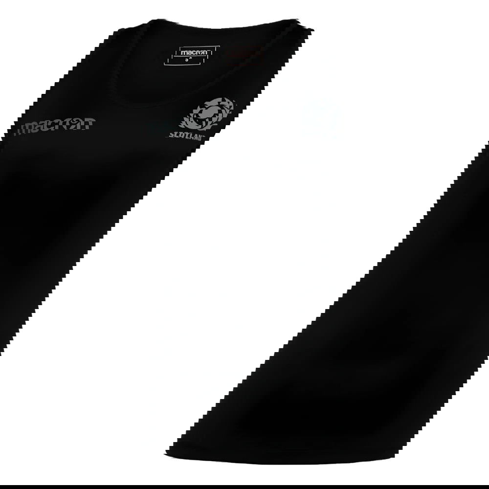 2023-2024 Scotland Rugby Training Singlet (Black) - Ladies 2023-2024 Scotland Rugby Training Singlet (Black) - Ladies