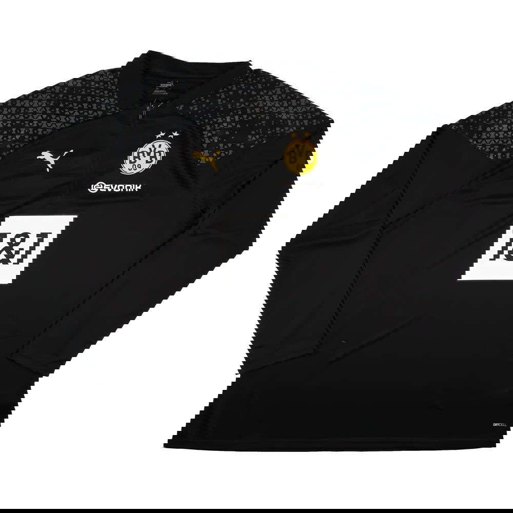 2023-2024 Borussia Dortmund Training Half Zip Top (Black-Yellow) 2023-2024 Borussia Dortmund Training Half Zip Top (Black-Yellow)