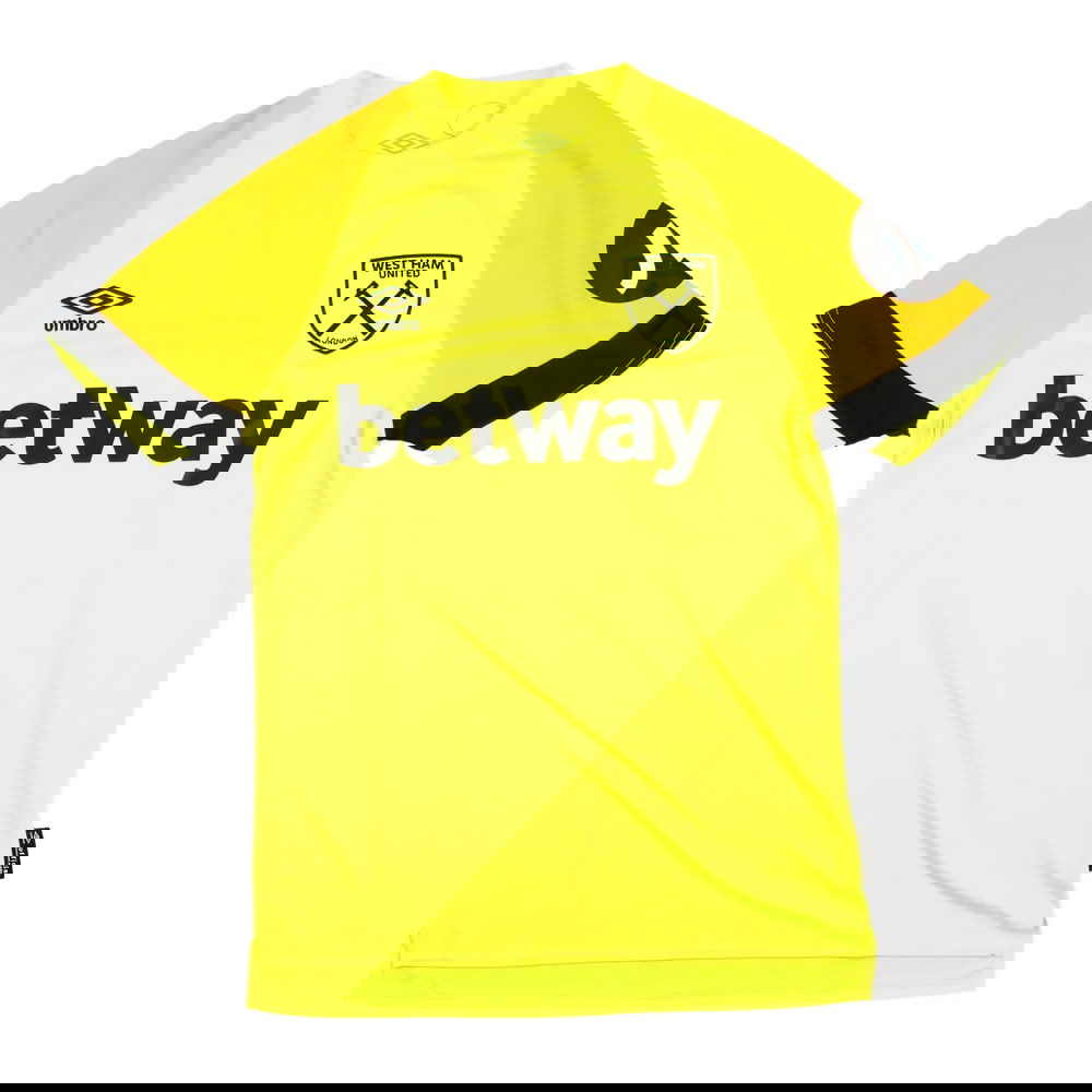 2023-2024 West Ham Change Goalkeeper Shirt (Yellow) 2023-2024 West Ham Change Goalkeeper Shirt (Yellow)