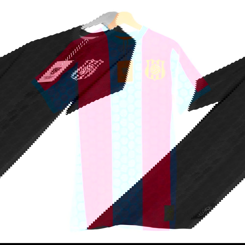 Catalonia Home Ball Shapes Retro Football Shirt Catalonia Home Ball Shapes Retro Football Shirt