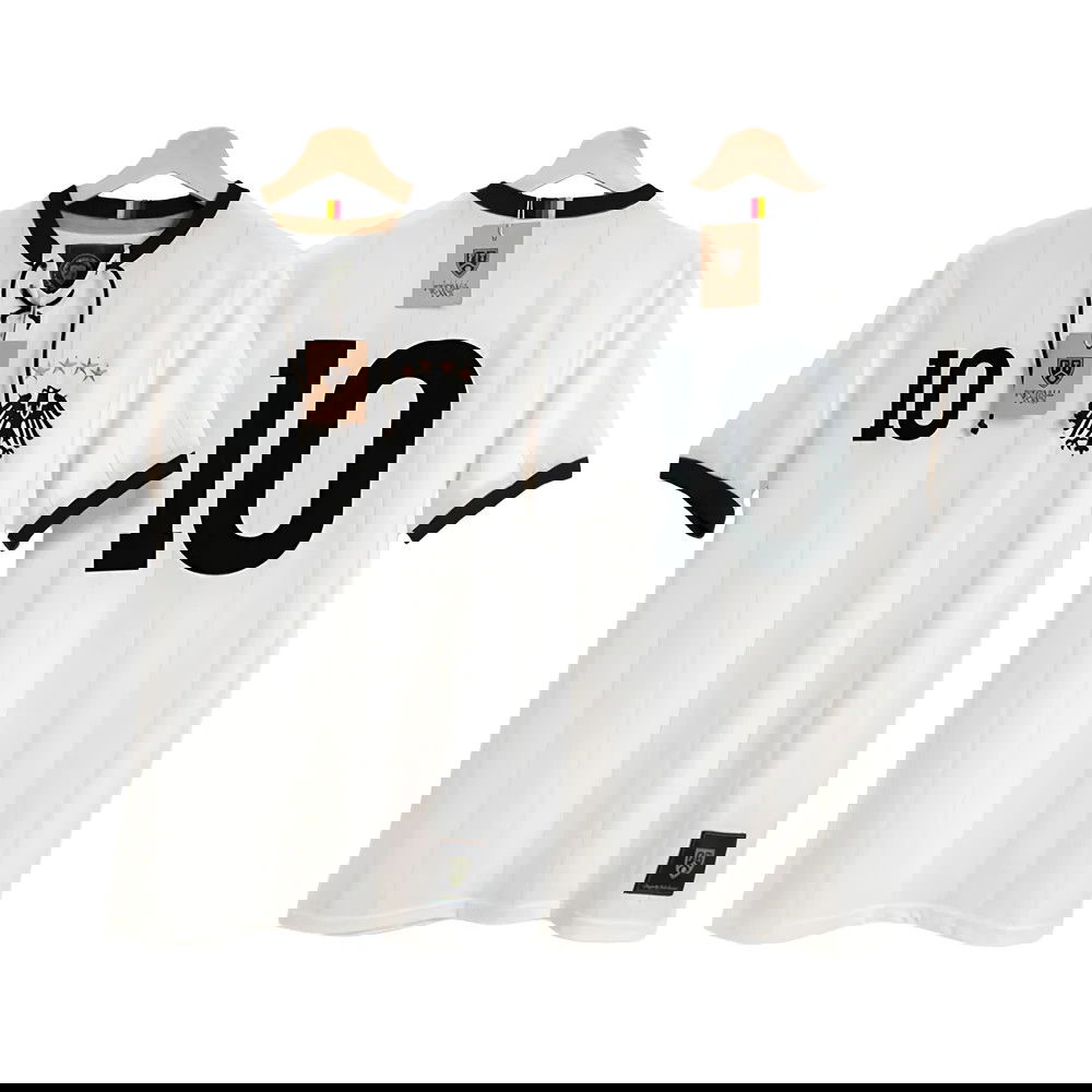 Germany Home Retro Shirt with Laces Die Adler Germany Home Retro Shirt with Laces Die Adler