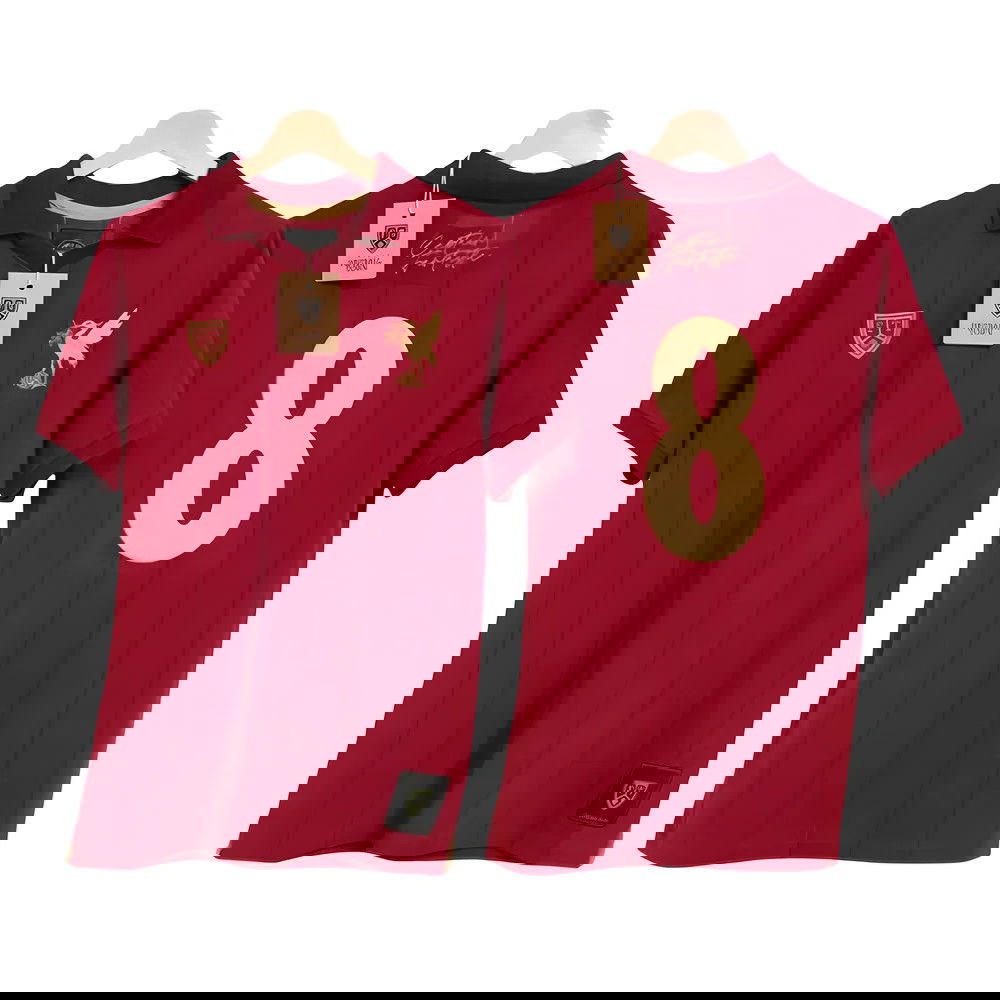 Liverpool Gerrard Tribute Captain Fantastic Retro Shirt Liverpool Gerrard Tribute Captain Fantastic Retro Shirt