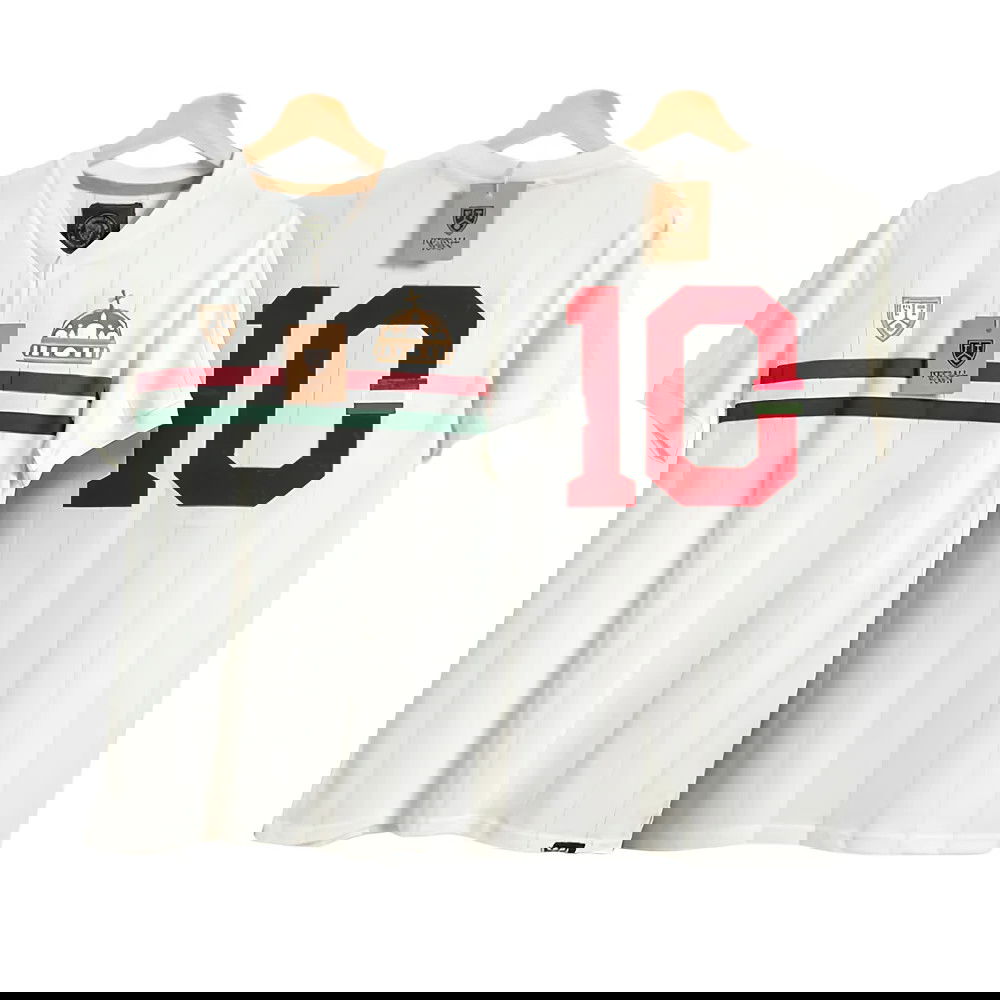 Hungary Away Tribute csi Puskas Retro Shirt Hungary Away Tribute csi Puskas Retro Shirt