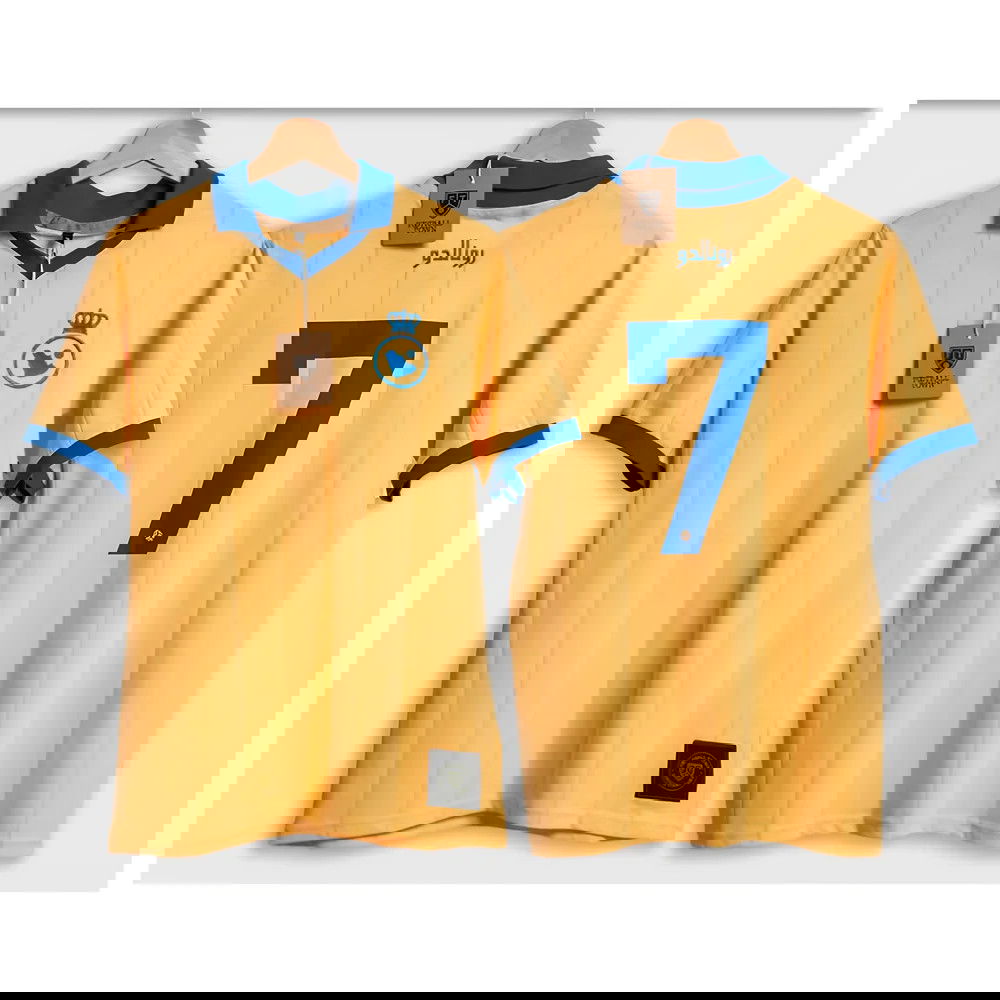 Al Nassr Ronaldo Tribute Shirt Al Alami Al Nassr Ronaldo Tribute Shirt Al Alami