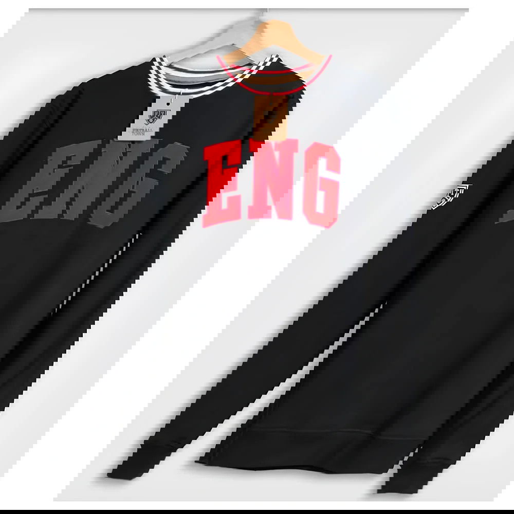 England Retro Football Sweatshirt (Black) England Retro Football Sweatshirt (Black)